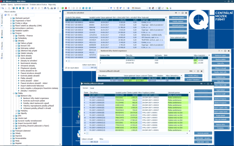 Mějte přehled o svých závazcích
