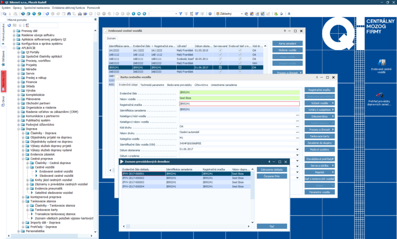 Ustriehnite si servisné intervaly vozidla a ďalšiu agendu
